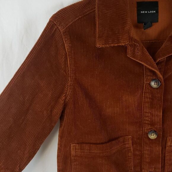 New Look Women's 2 Burnt Orange Suede Jacket - Picture 3 of 8